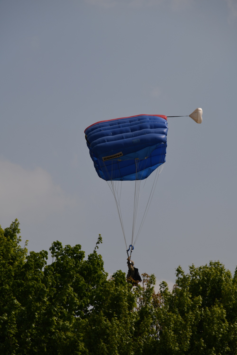 Belgian special forces paratroopers train on Chievres  Air base