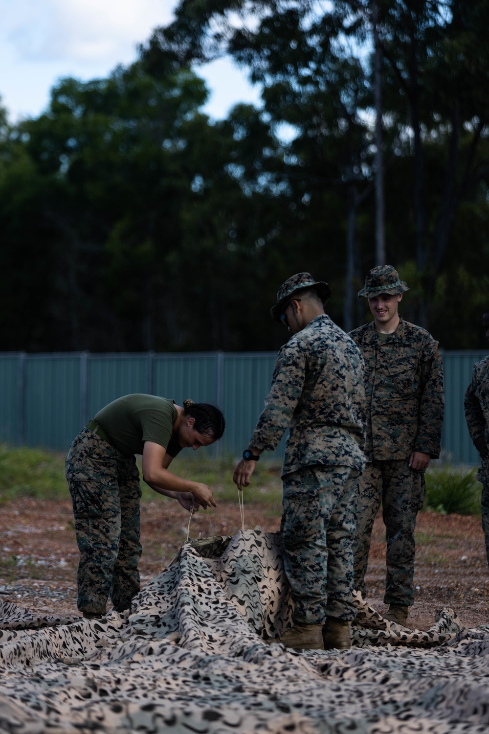 MRF-D 22: Marines set up for Exercise Crocodile Response