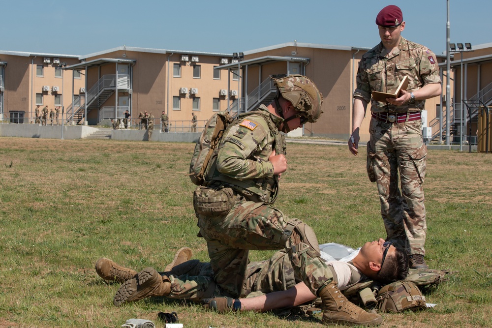 2CR Conducts Tactical Combat Casualty Care Training in Bulgaria