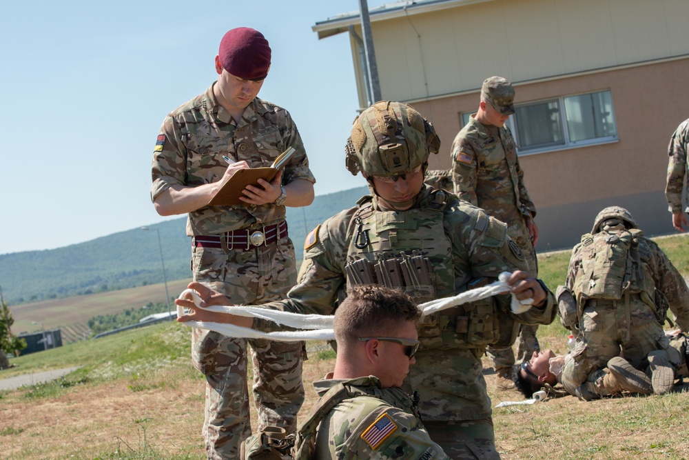 2CR Conducts Tactical Combat Casualty Care Training in Bulgaria