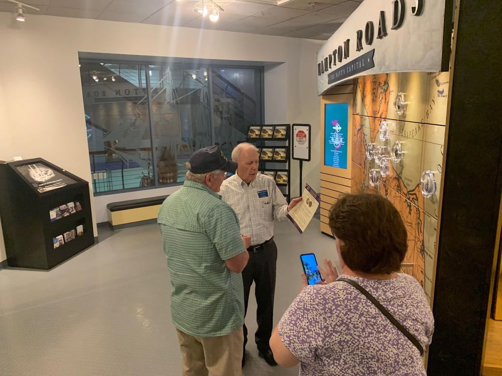 Vietnam Veteran visits Hampton Roads Naval Museum