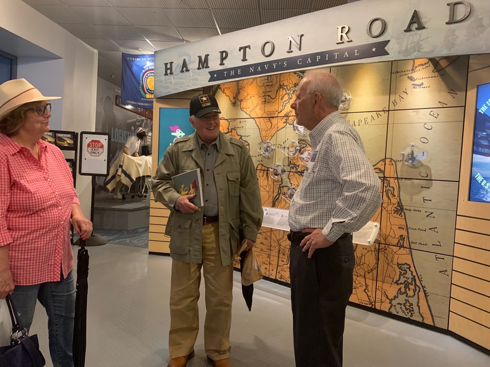 Vietnam Veteran visits Hampton Roads Naval Museum