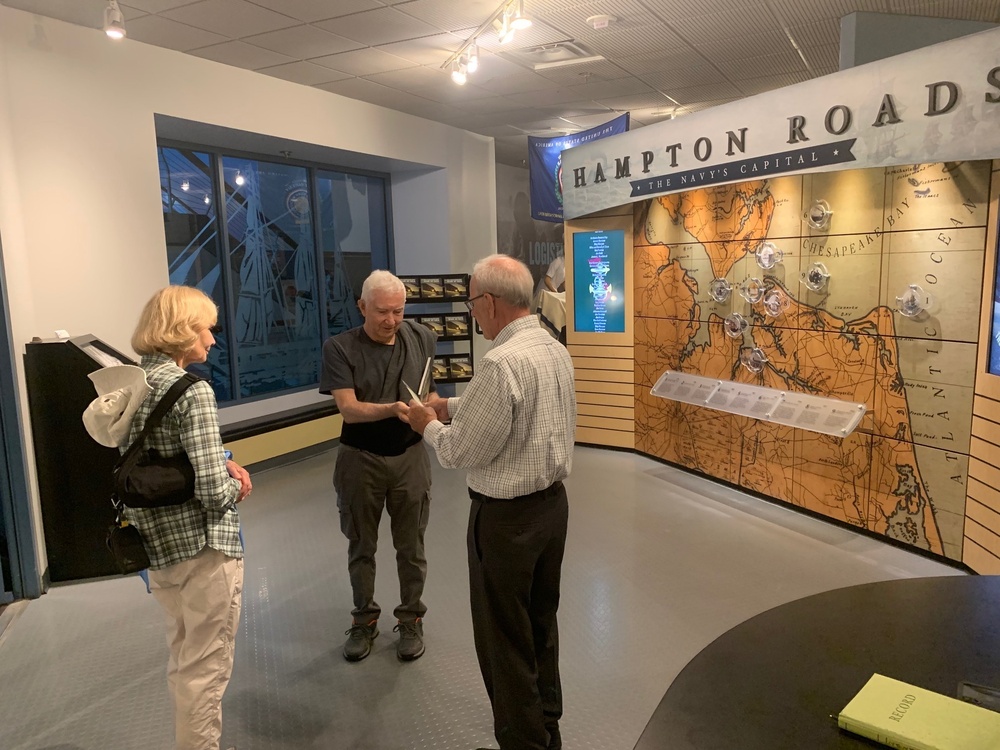 Vietnam Veteran visits Hampton Roads Naval Museum