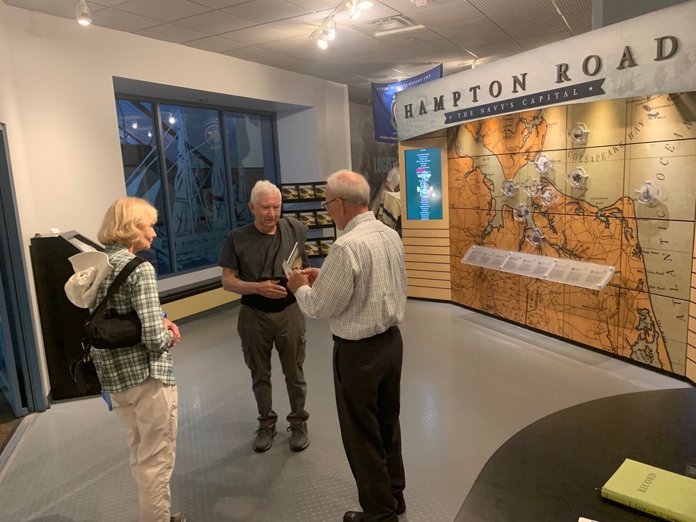 Vietnam War Veteran visits Naval Museum