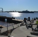 The future USS Minneapolis-Saint Paul (PCU LCS-21) arrives in Duluth, Minnesota