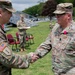 Outgoing command sergeant major honored