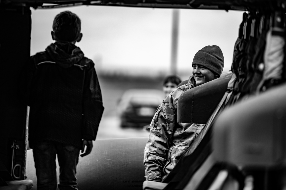 Paratroopers Spend Afternoon with Orphans