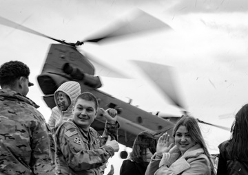 Paratroopers Spend Afternoon with Orphans