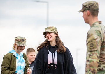 Paratroopers Spend Afternoon with Orphans