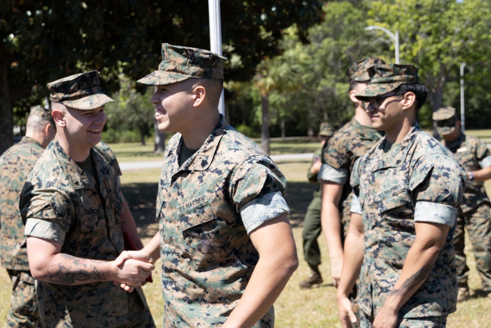 Headquarters and Headquarters Squadron Award Ceremony