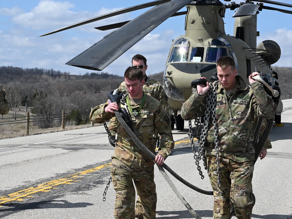 Minnesota Army National Guard Aides in North Dakota Flood Fight