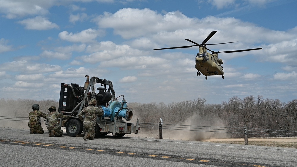 Minnesota Army National Guard Aides in North Dakota Flood Fight