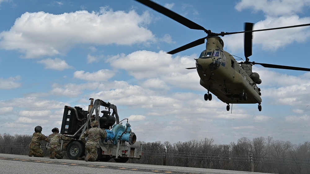 Minnesota Army National Guard Aides in North Dakota Flood Fight