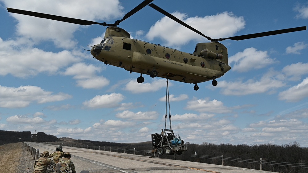 Minnesota Army National Guard Aides in North Dakota Flood Fight