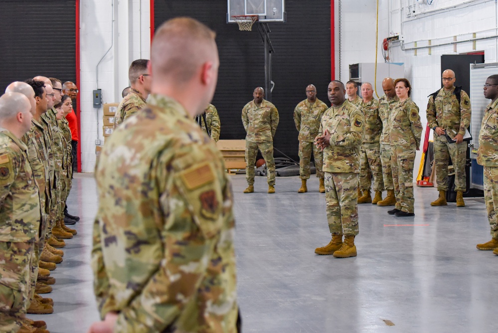 Senior Enlisted Leader of the Air National Guard visits 111th Attack Wing at Biddle ANG Base