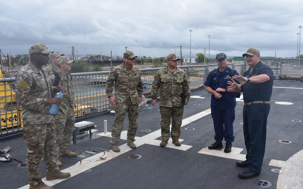 Coast Guard Law Enforcement Personnel Tour USS Billings