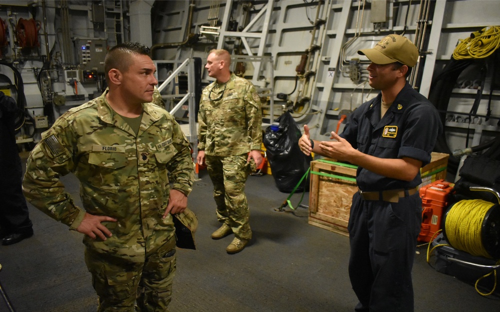 Coast Guard Law Enforcement Personnel Tour USS Billings