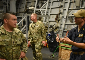 Coast Guard Law Enforcement Personnel Tour USS Billings