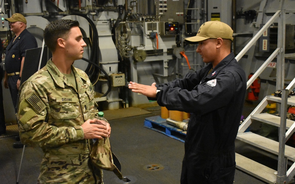Coast Guard Law Enforcement Personnel Tour USS Billings