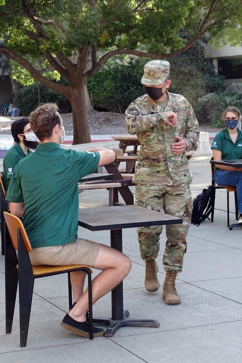 CFSCC commander visits Cal Poly CubeSat Lab, lauds first space research and development agreement