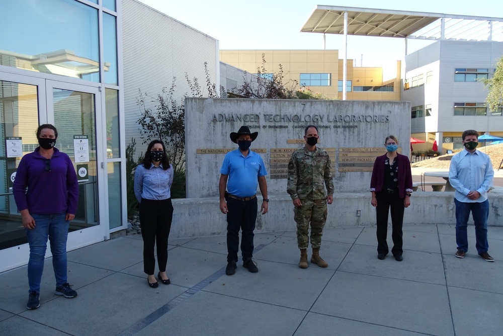 CFSCC commander visits Cal Poly CubeSat Lab, lauds first space research and development agreement