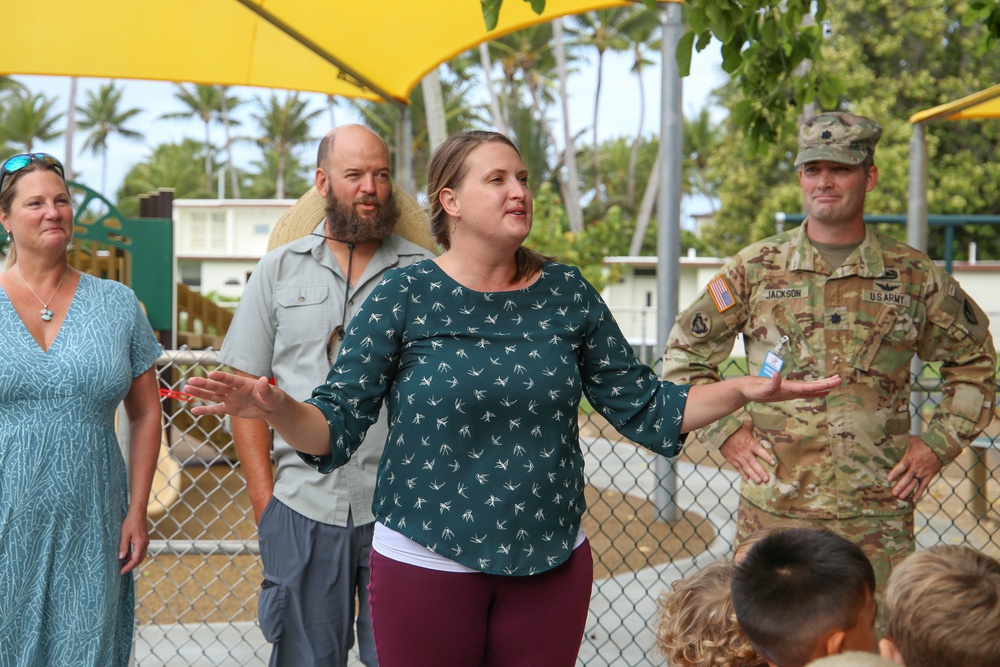 USAG-KA Opens New Child Development Center Playground