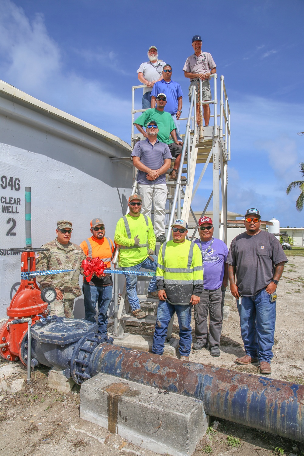 Refurbishment at Kwajalein Water Plant Prolongs Use of Historic Water Tanks