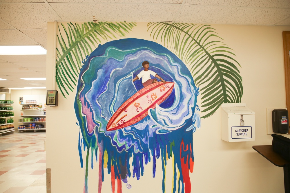 Island Youth Design New Mural at Kwajalein Surfway