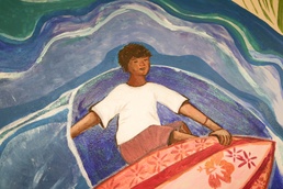 Island Youth Design New Mural at Kwajalein Surfway