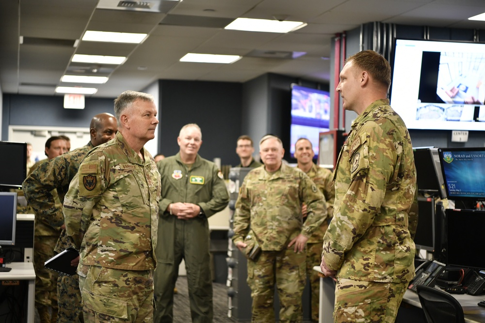 NORAD Commander visit the Western Air Defense Sector