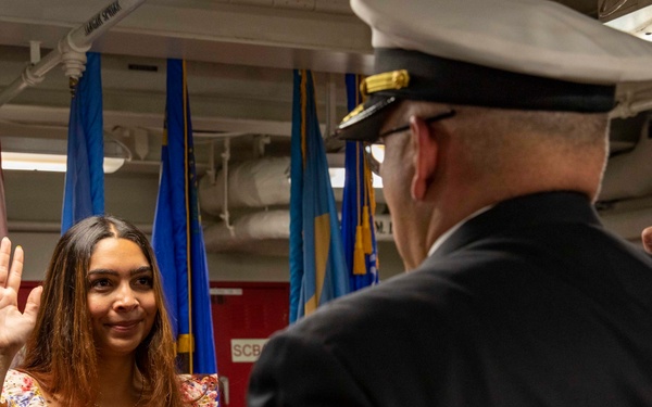 A Family Affair: Father Enlists Daughter into Naval Service