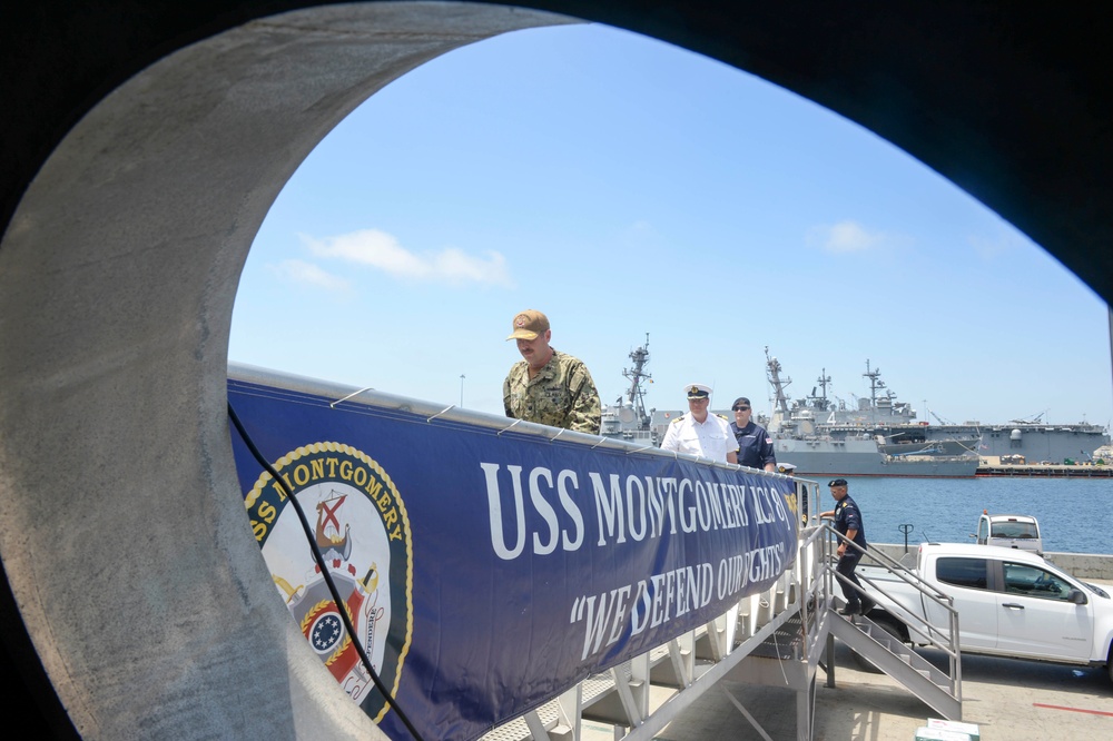 USS Montgomery (LCS 8) Hosts Tour for NATO Members