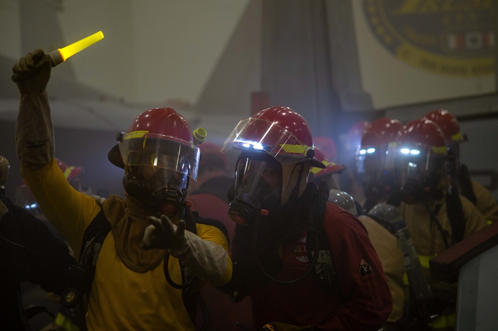The Harry S. Truman Carrier Strike Group is on a scheduled deployment in the U.S. Sixth Fleet area of operations in support of naval operations to maintain maritime stability and security.