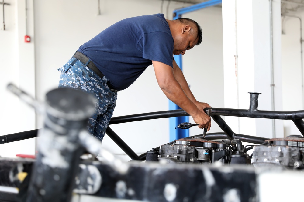 Belize Coast Guard vessel maintenance training during TRADEWINDS 22