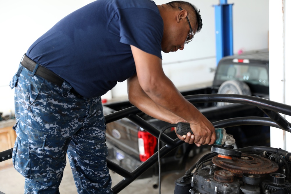 Belize Coast Guard vessel maintenance training during TRADEWINDS 22