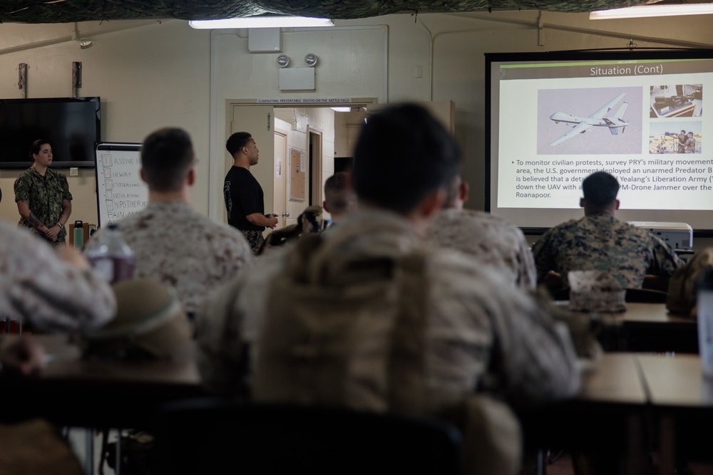 Does Anybody Here Know CPR? - Marines Complete Combat Life Saver Course