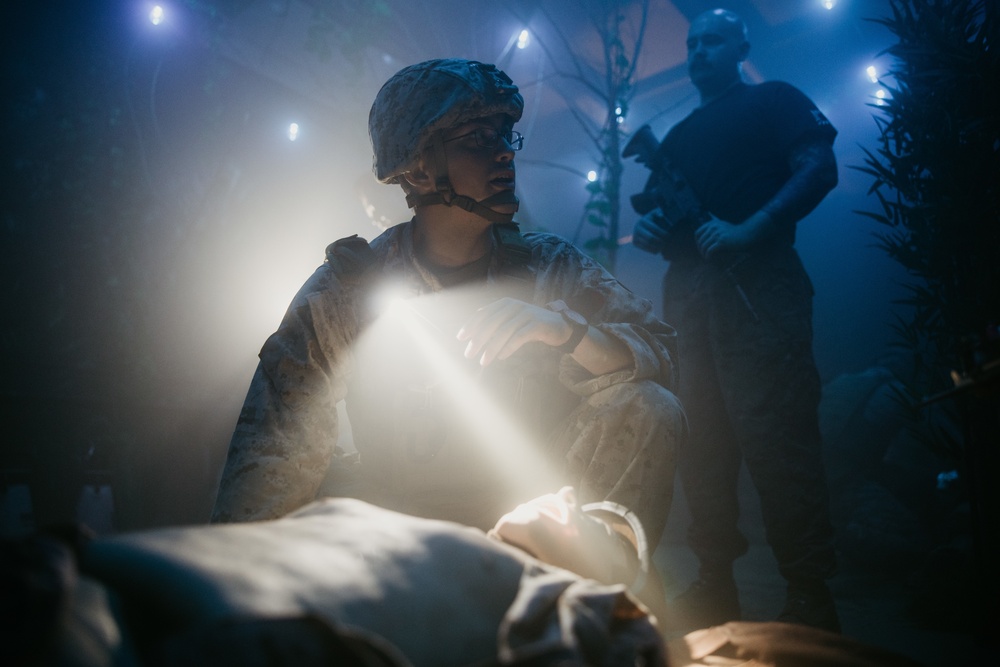Does Anybody Here Know CPR? - Marines Complete Combat Life Saver Course