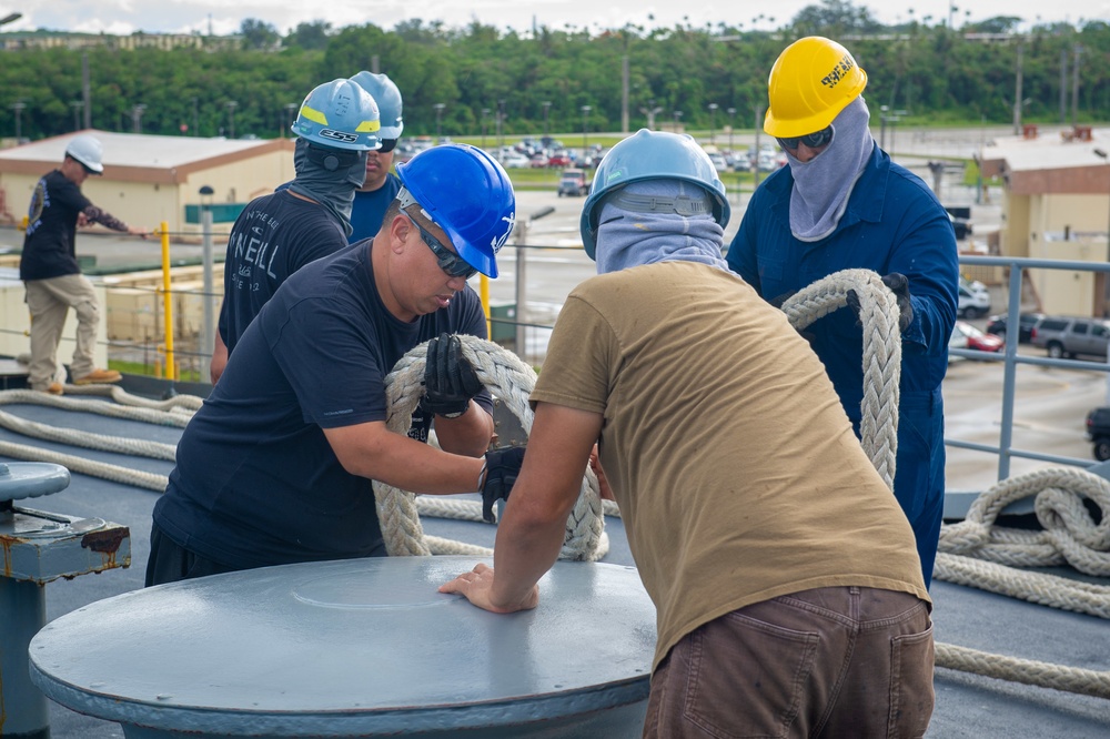 USS Frank Cable Returns to Guam