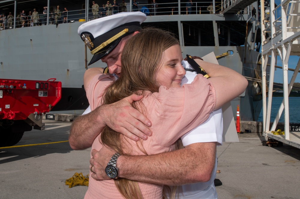 USS Frank Cable Returns to Guam