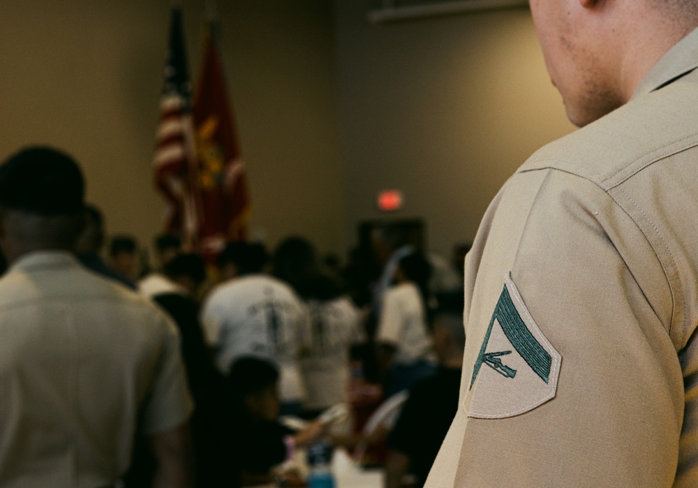 San Carlos Apache Tribe Officials, 3rd LAR honor fallen Marine with building dedication