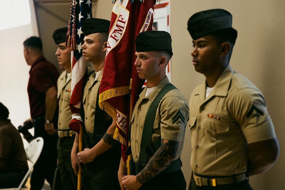 San Carlos Apache Tribe Officials, 3rd LAR honor fallen Marine with building dedication