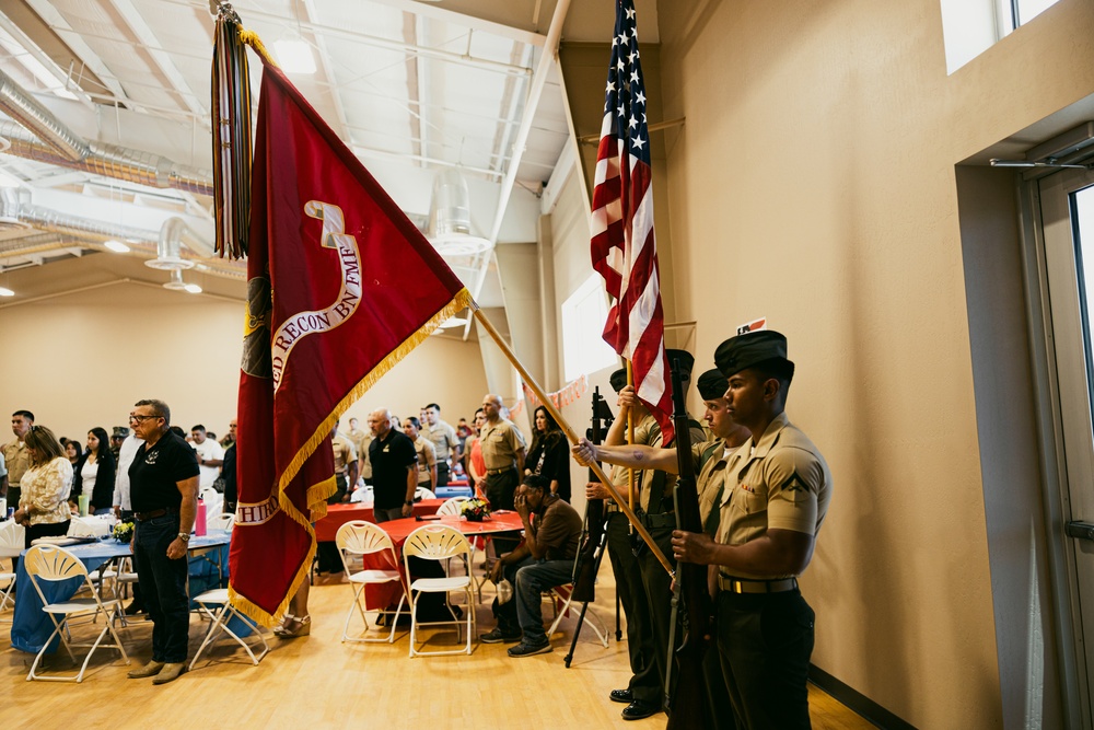 San Carlos Apache Tribe Officials, 3rd LAR honor fallen Marine with building dedication