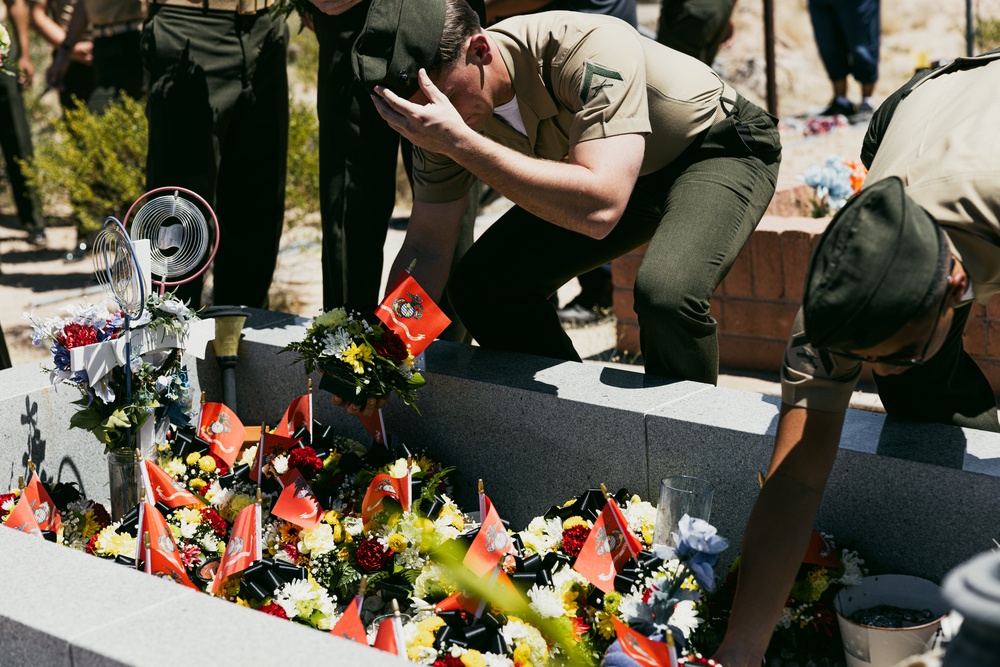 San Carlos Apache Tribe Officials, 3rd LAR honor fallen Marine with building dedication