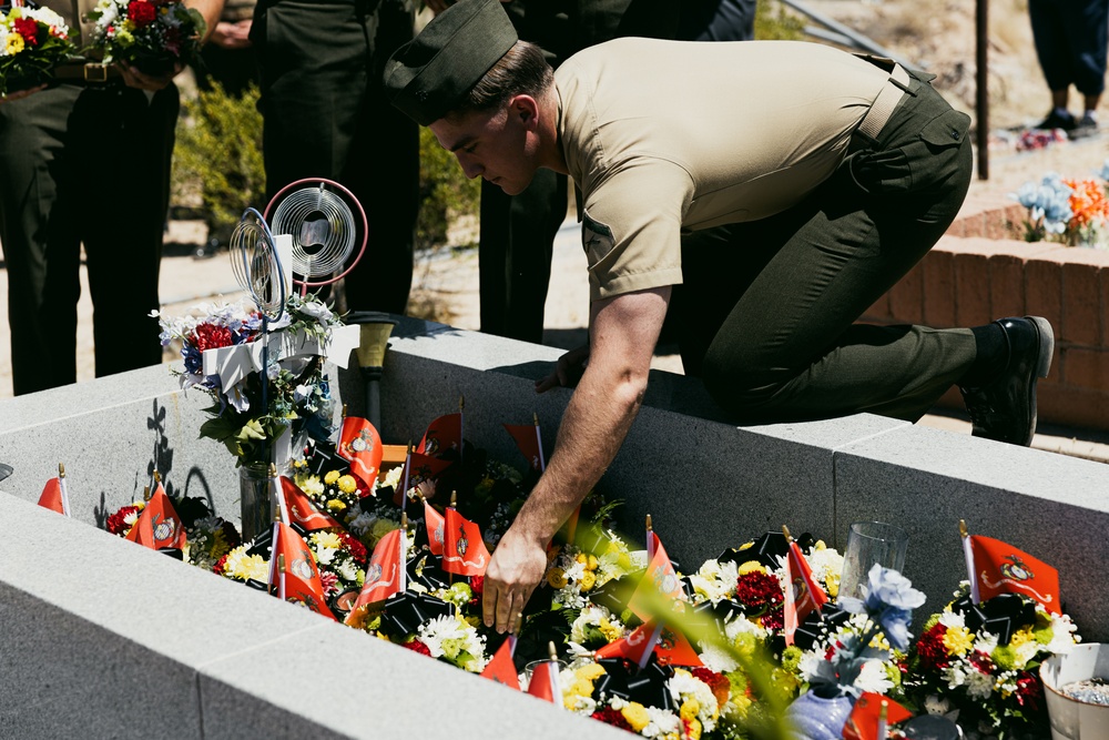 San Carlos Apache Tribe Officials, 3rd LAR honor fallen Marine with building dedication