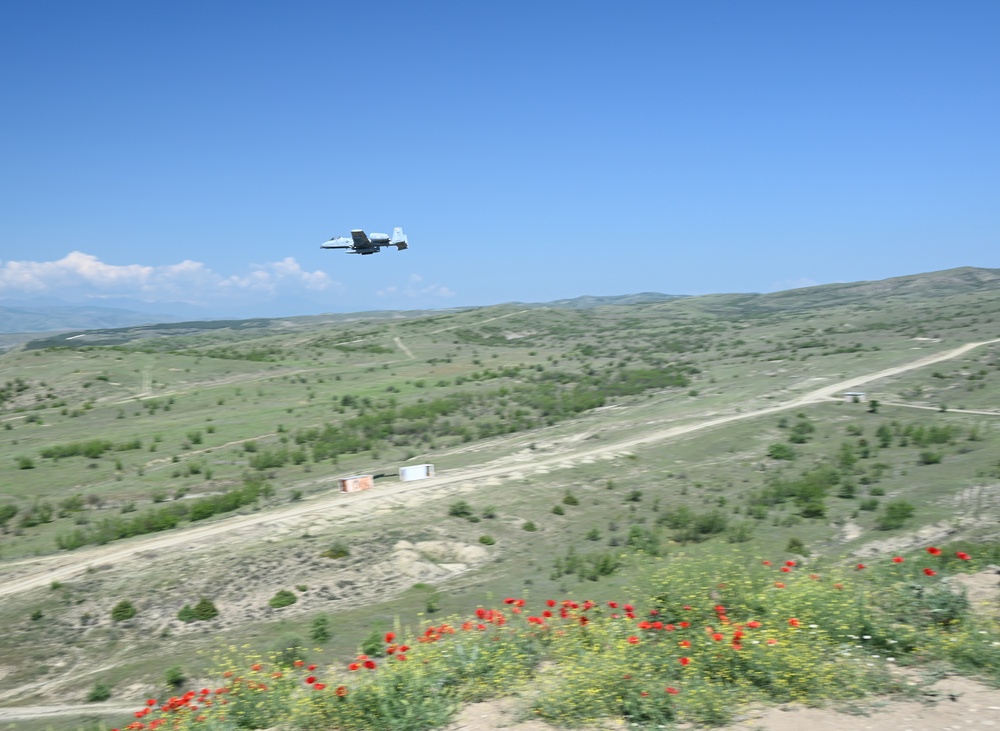 Maryland Air National Guard A-10C Thunderbolt II Pilots Train with Joint Terminal Attack Controllers