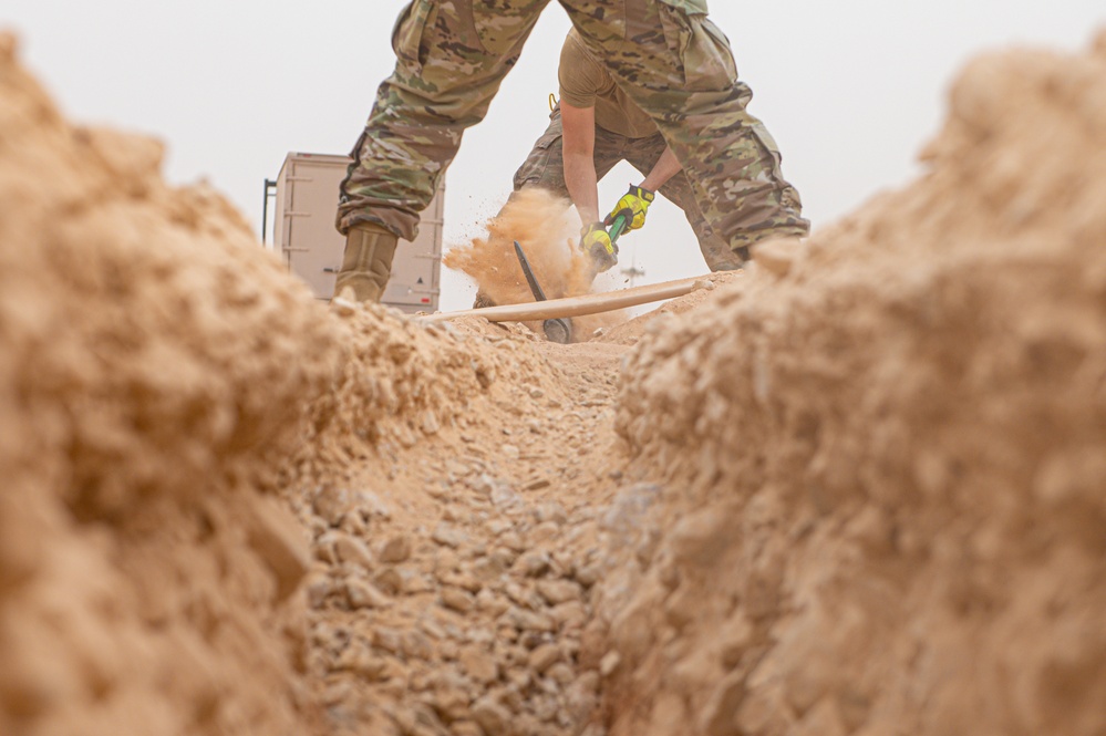 PSAB Airmen provide communication to the base