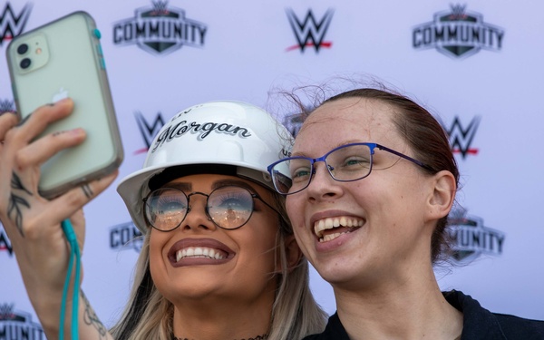 WWE Wrestlers Visit USS Iwo Jima (LHD 7)