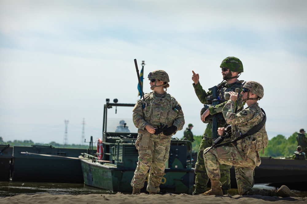 US, NATO Allies Work Together to Breach the Obstacle