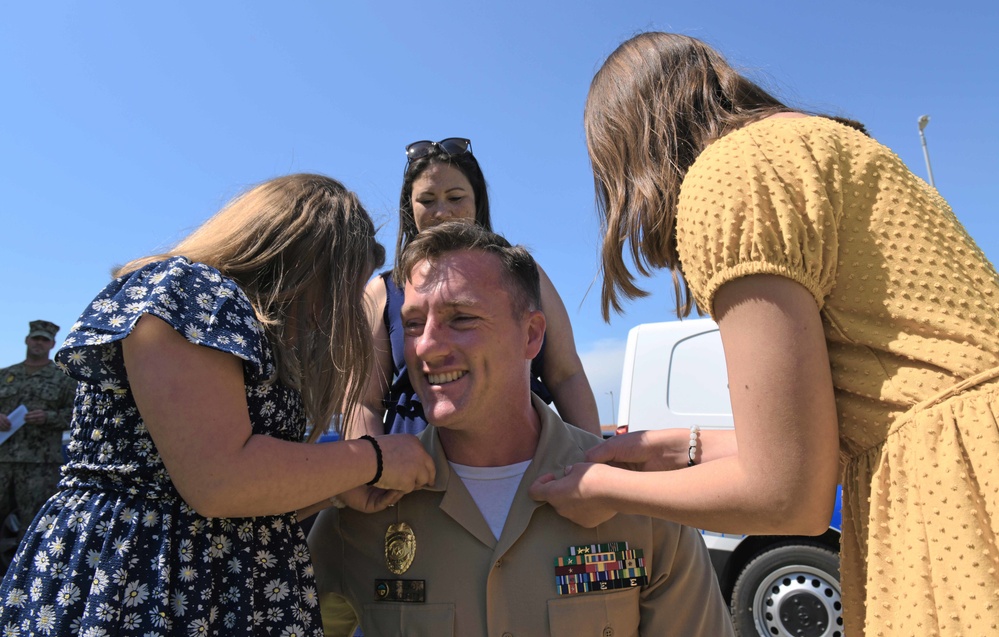 NSA Naples' Senior Chief Frocking Ceremony