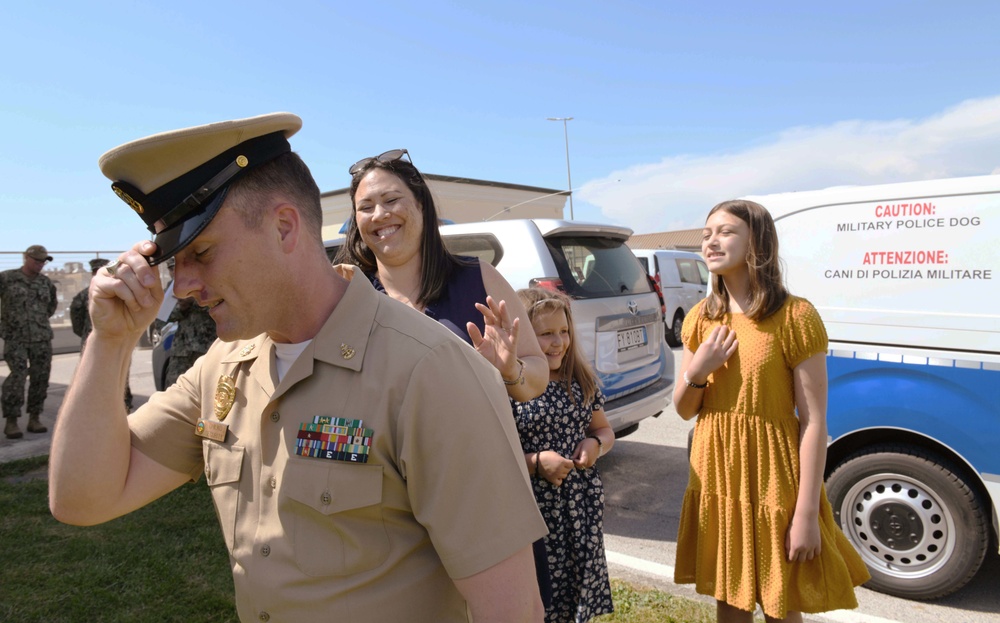 NSA Naples' Senior Chief Frocking Ceremony